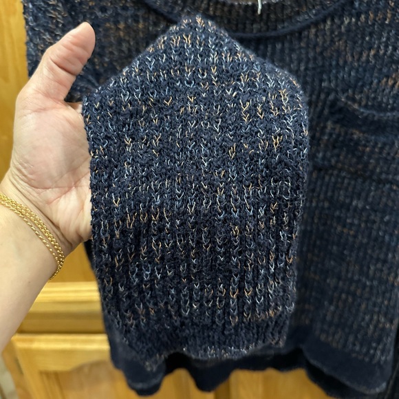 {VGUC} FREE PEOPLE Sweet Jane Crochet Back Sweater - Picture 11 of 11